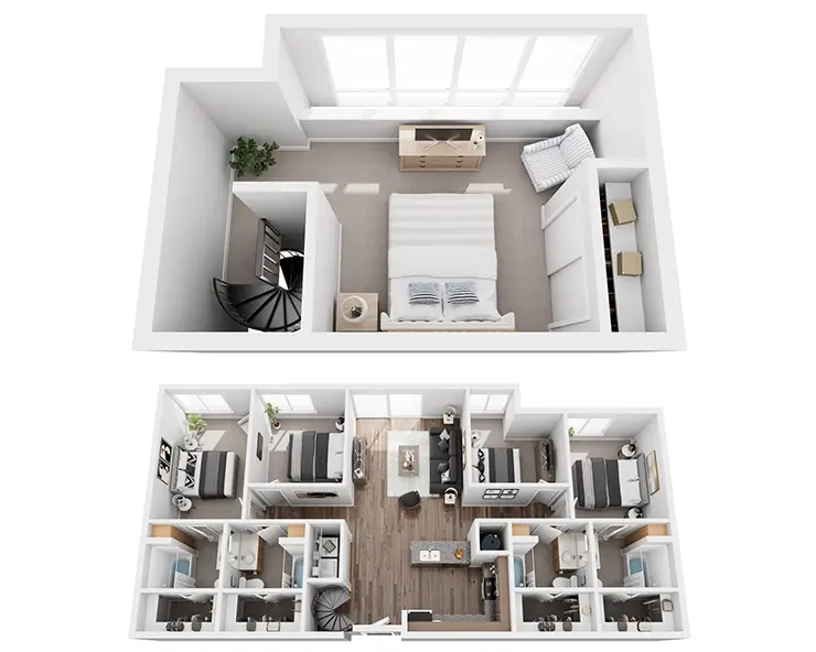 360 Loft Floor plan
