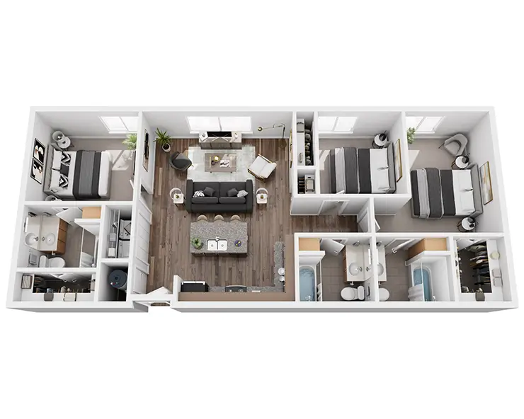 Moon Tower Floor plan