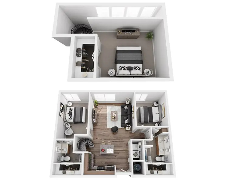 Travis Loft Floor plan