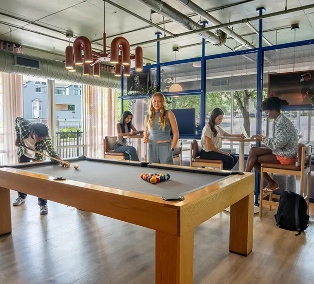 Resident billiards