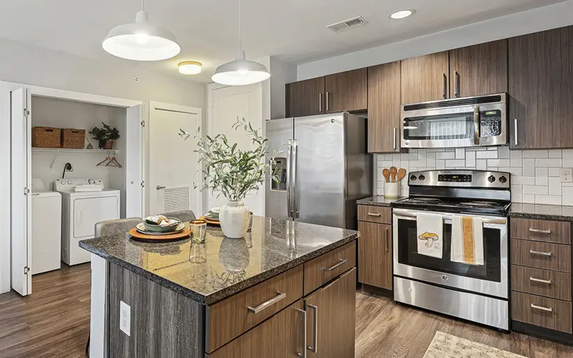 Open concept kitchen